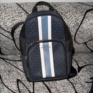 Michael Kors Men's Backpack in Black and Gray